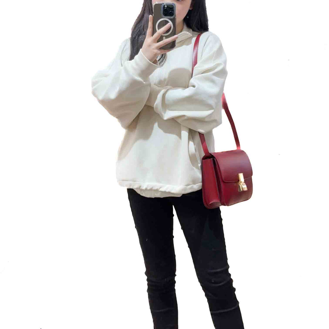 Celine Medium Red Classic Box Bag - Jiaxyk
