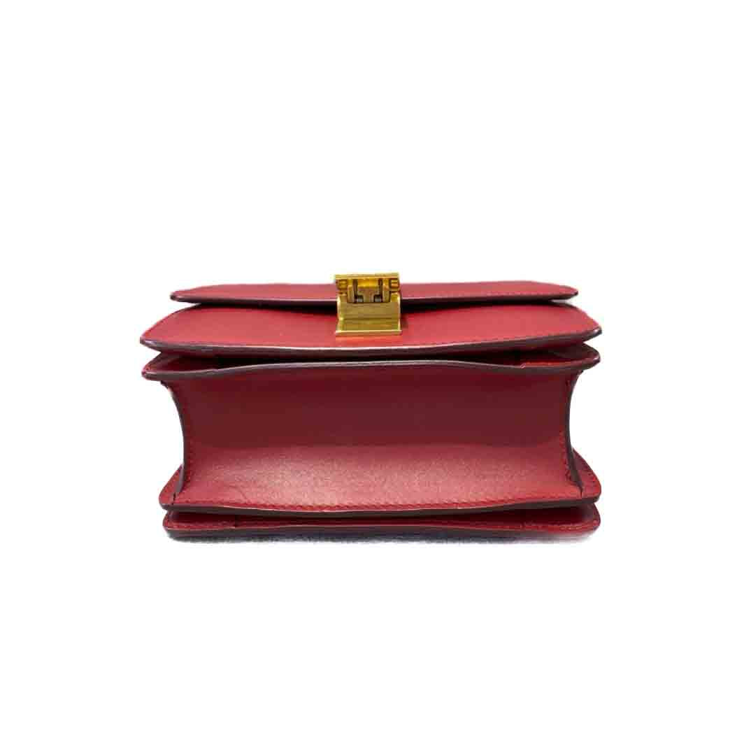 Celine Small Red Classic Box Bag - Jiaxyk