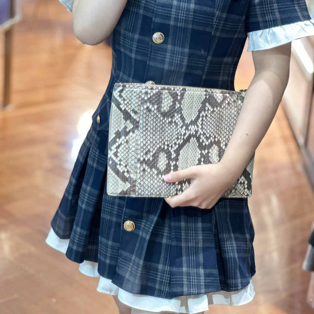 Ferragamo Python Clutch - Jiaxyk