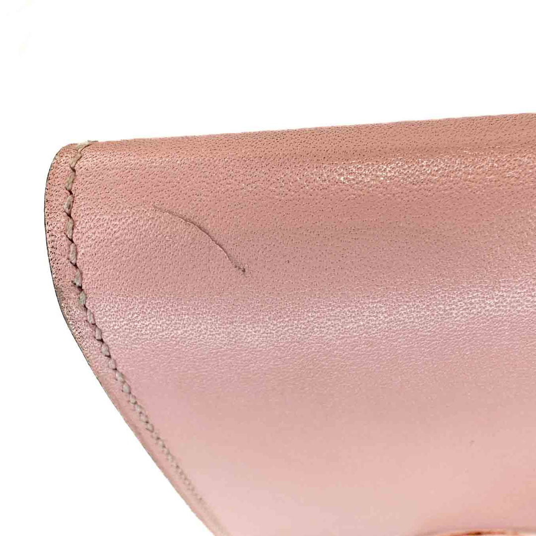 Hermes Pink Lizard Bearn Long Wallet - Jiaxyk