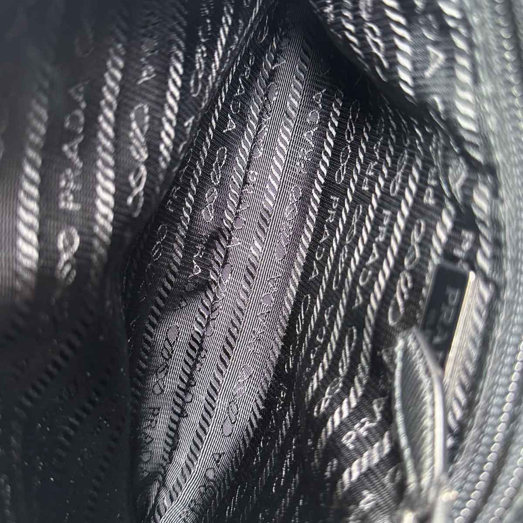 Prada Black Re-Edition Nylon Duo Pouch - Jiaxyk