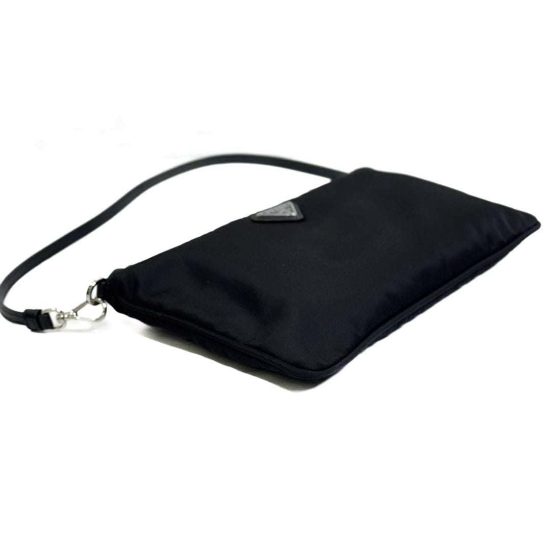 Prada Black Re-Edition Nylon Duo Pouch - Jiaxyk