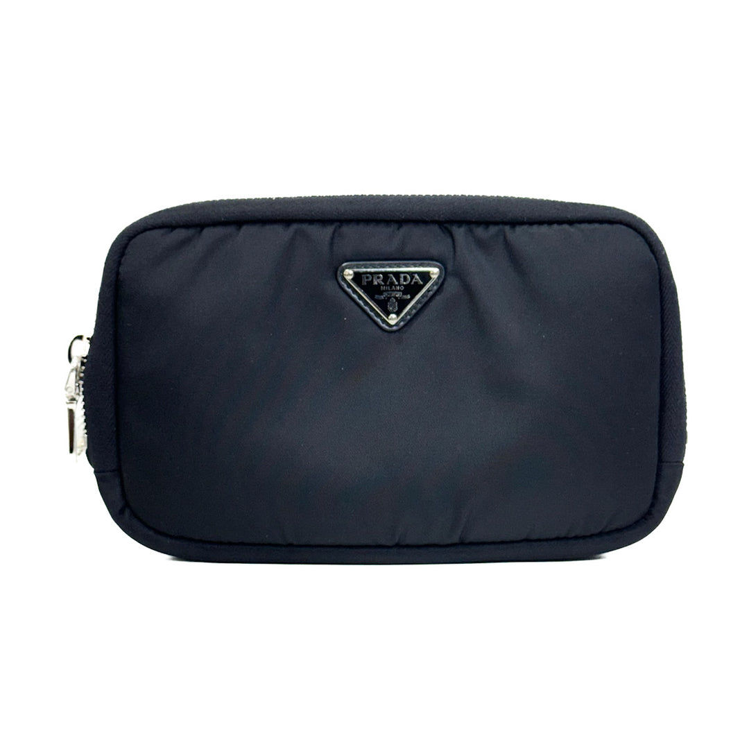 Prada Black Re-Edition Nylon Duo Pouch - Jiaxyk