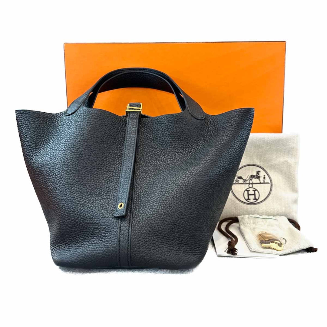 Hermes Black 22 Picotin U - Jiaxyk