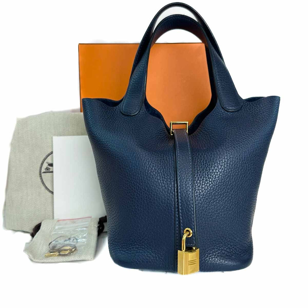 Hermes Picotin 18 Blue Nuit - Jiaxyk