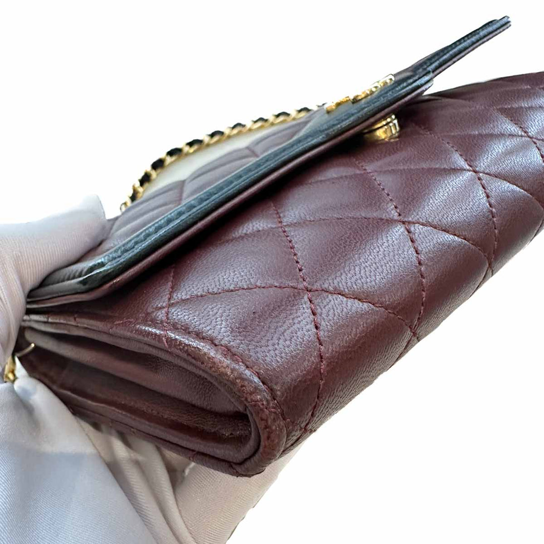Chanel Burgundy WOC Bag - Jiaxyk