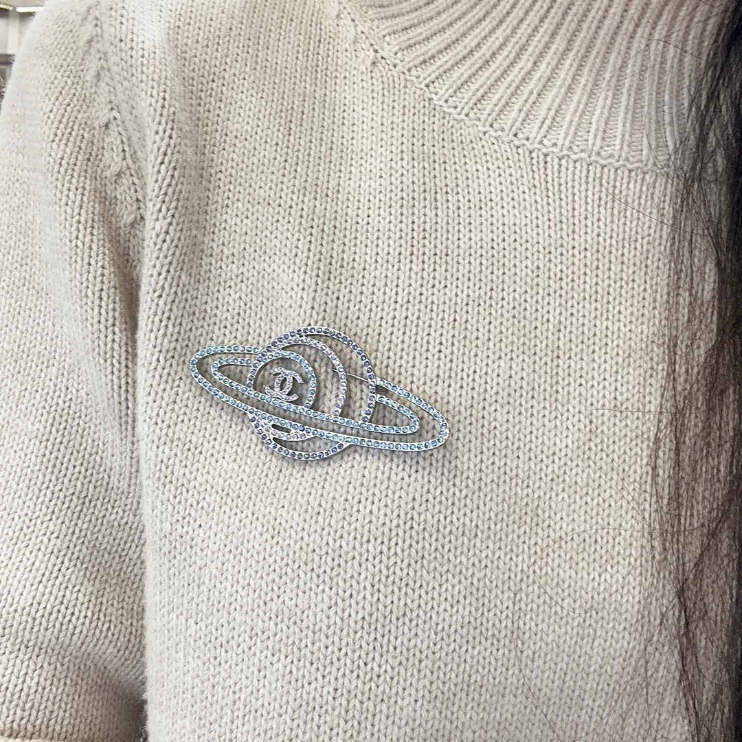 Chanel Planet Crystal Brooch - Jiaxyk