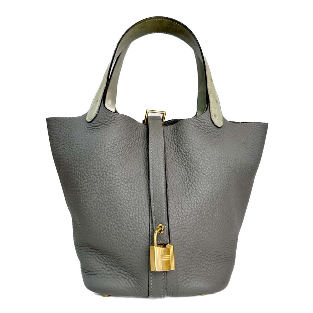 Hermes 18 Picotin Touch Gris Meyer - Jiaxyk