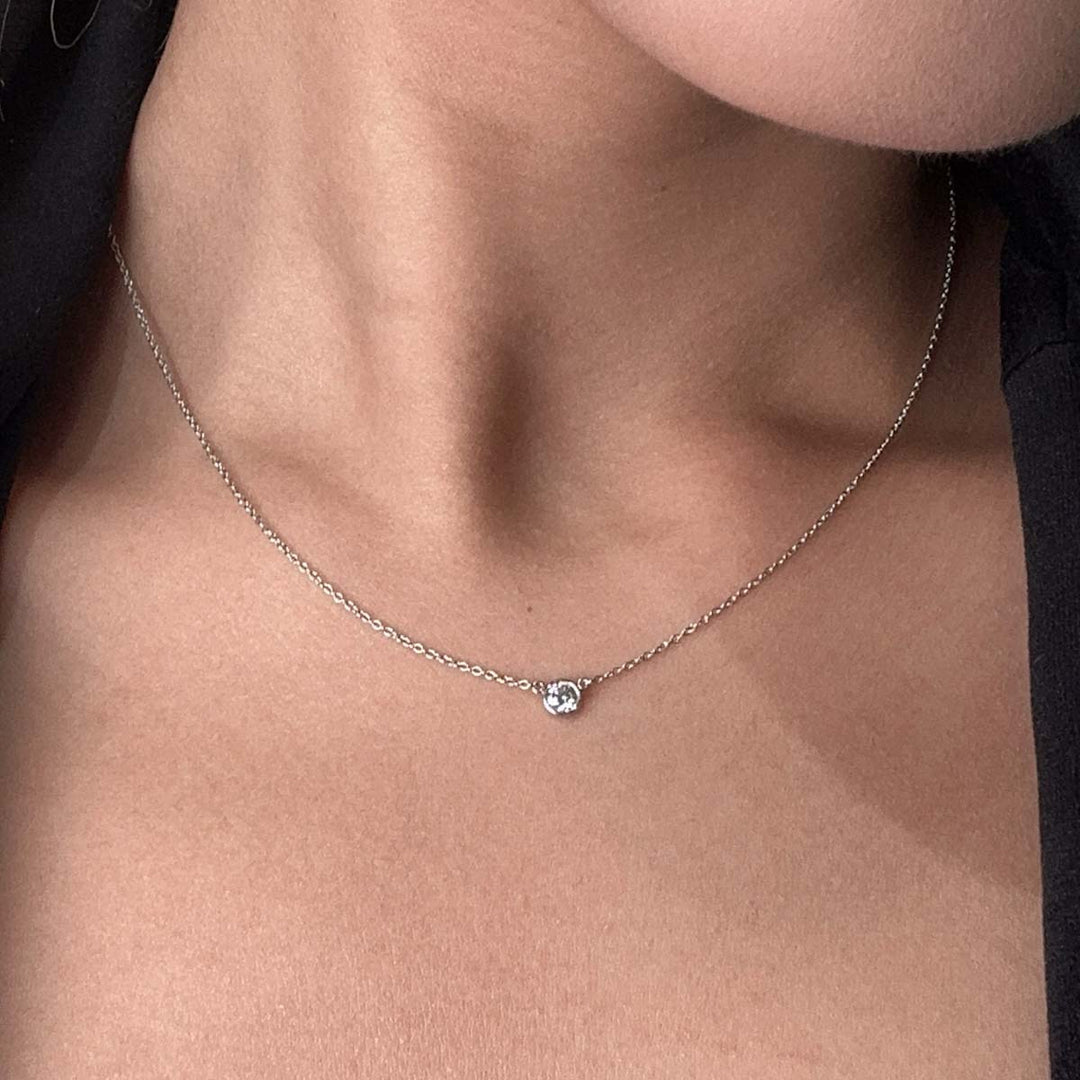 Tiffany Diamonds by the Yard Single Diamond Pendant - Jiaxyk