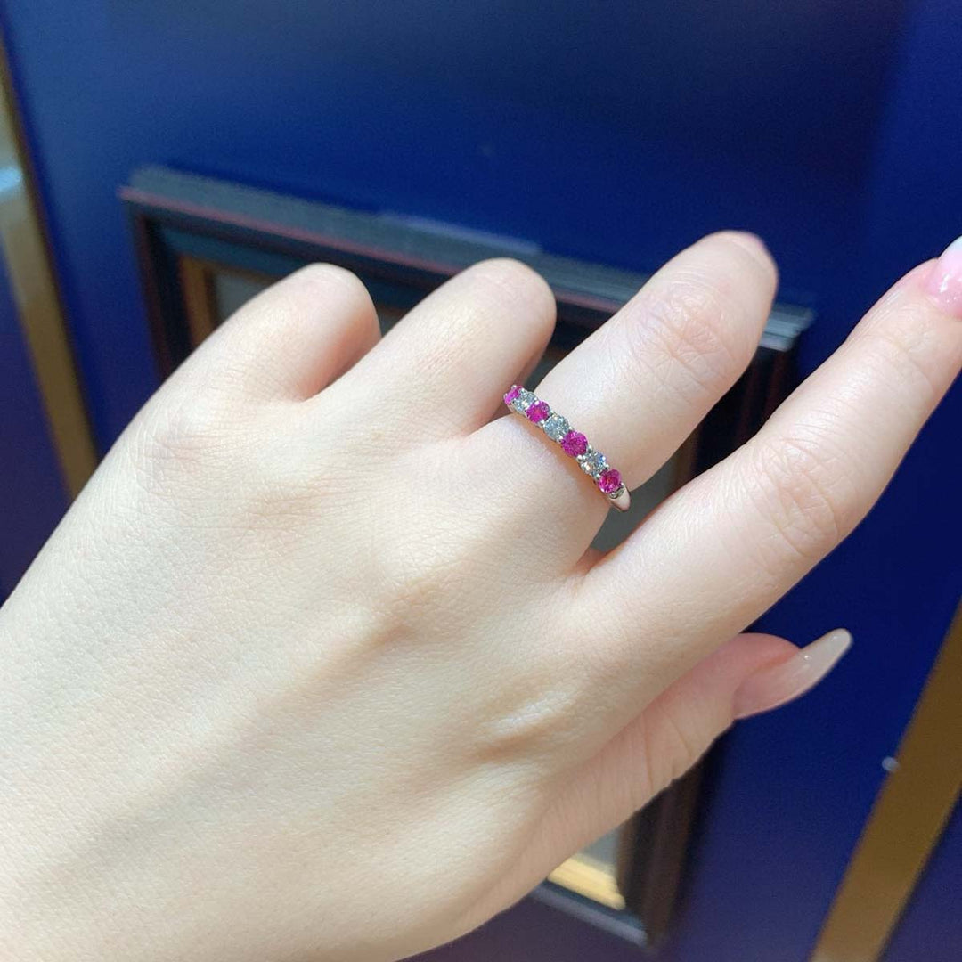 Tiffany Forever Pink Sapphire Diamond Ring - Jiaxyk