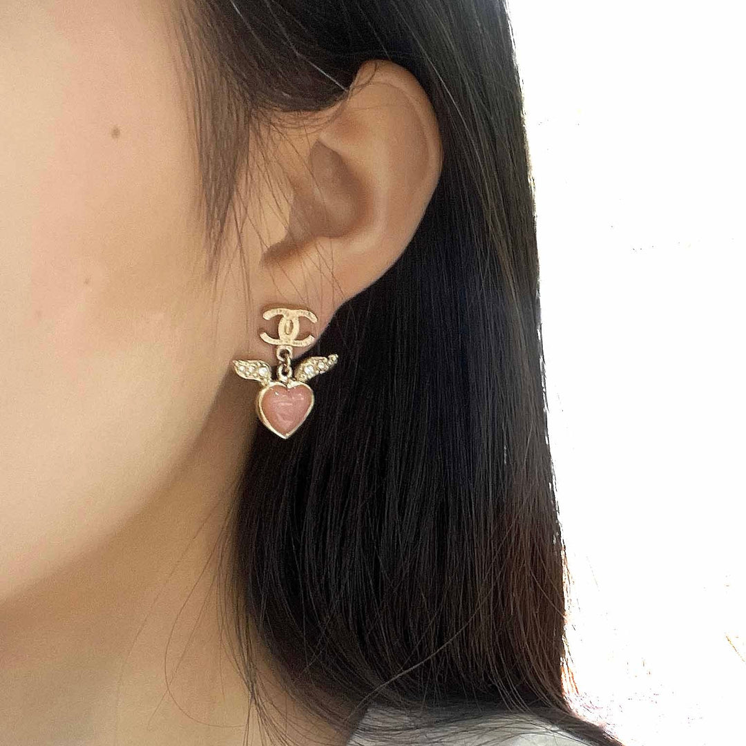 Chanel Pink Angle Earring - Jiaxyk