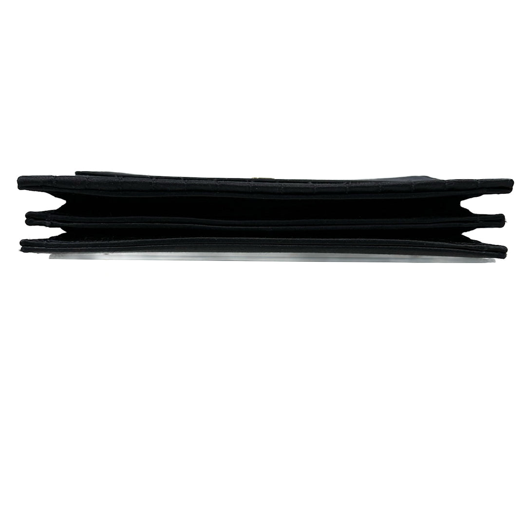 Saint Laurent Black Quilted Satin Shoulder Bag - Jiaxyk