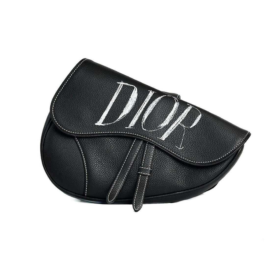 Dior and Shawn Saddle Bag Black - Jiaxyk
