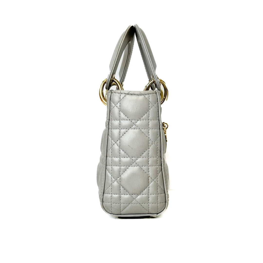 Dior Mini Grey Lady Bag - Jiaxyk