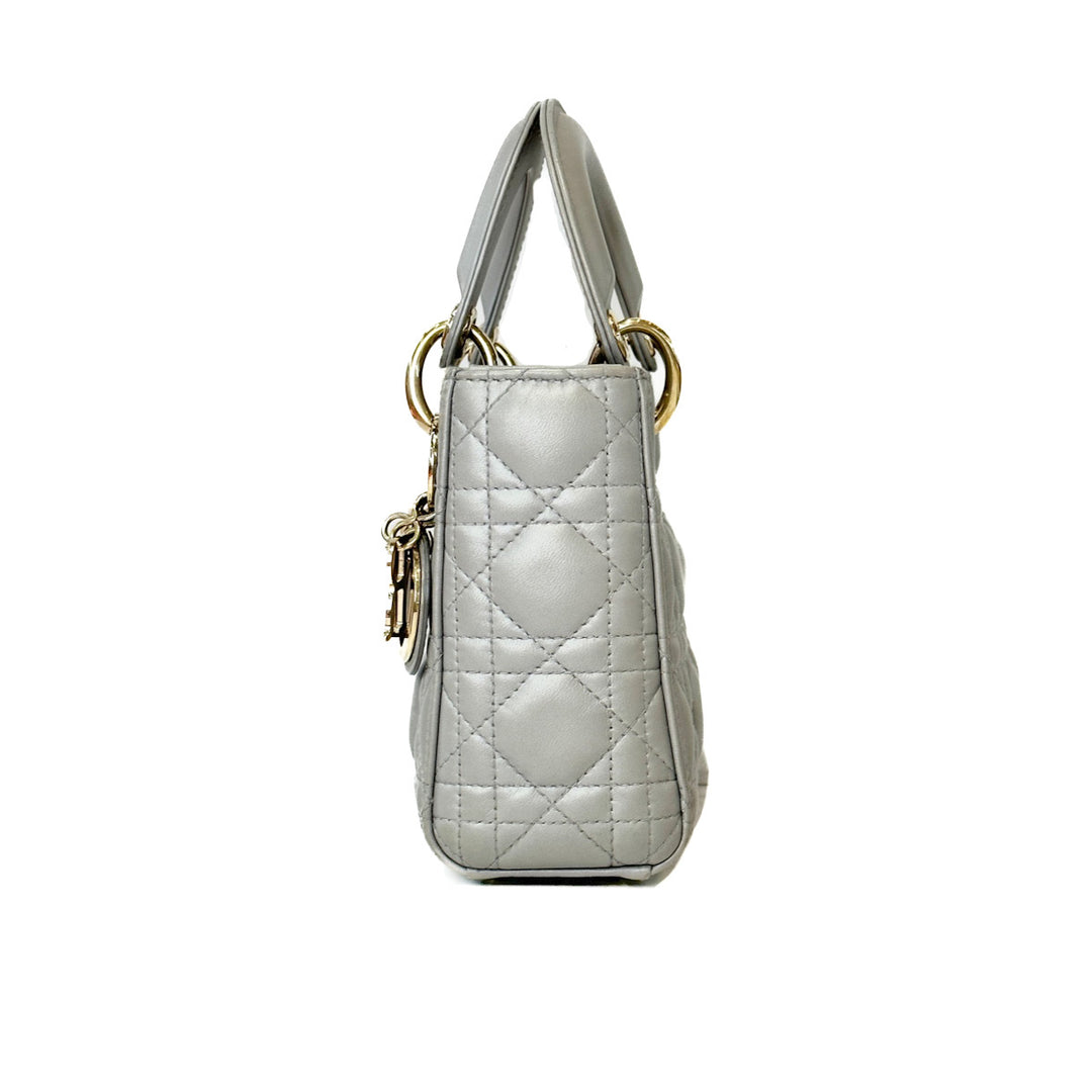 Dior Mini Grey Lady Bag - Jiaxyk