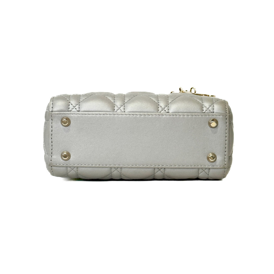 Dior Mini Grey Lady Bag - Jiaxyk