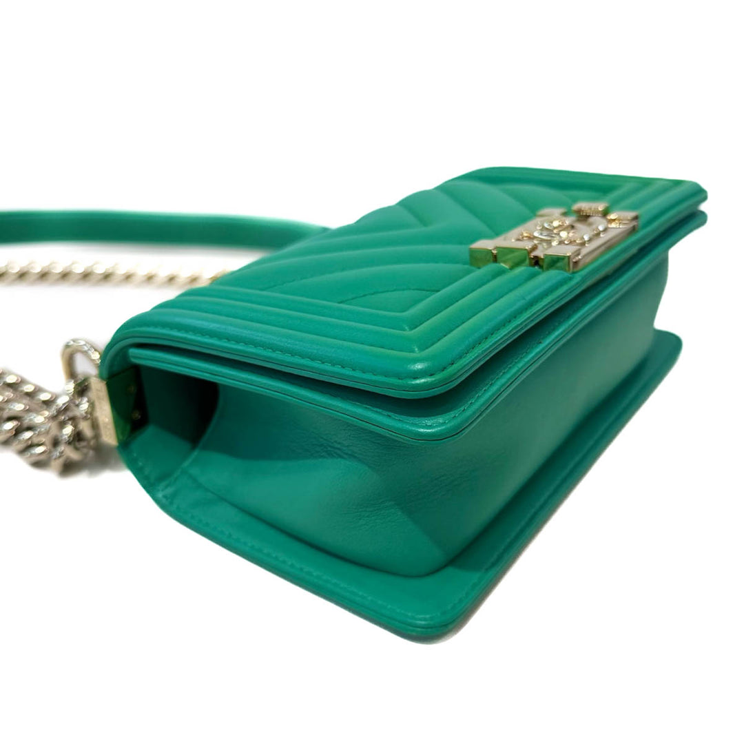 Chanel Small Green Leboy Bag - Jiaxyk
