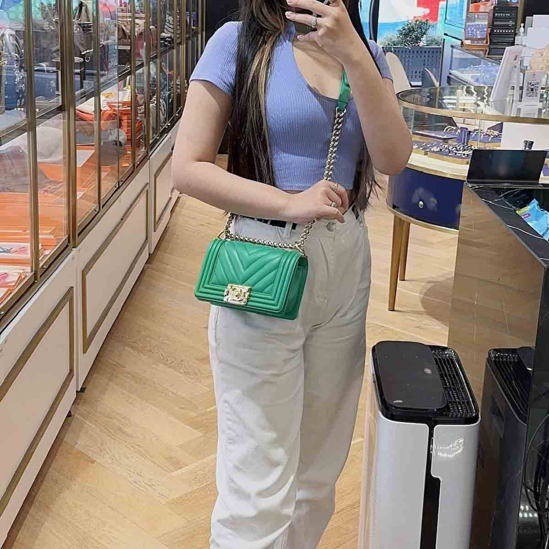Chanel Small Green Leboy Bag - Jiaxyk