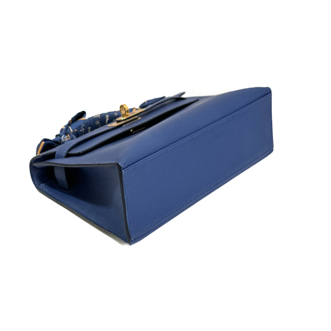 Hermes Blue Mini Kelly Pochette - Jiaxyk