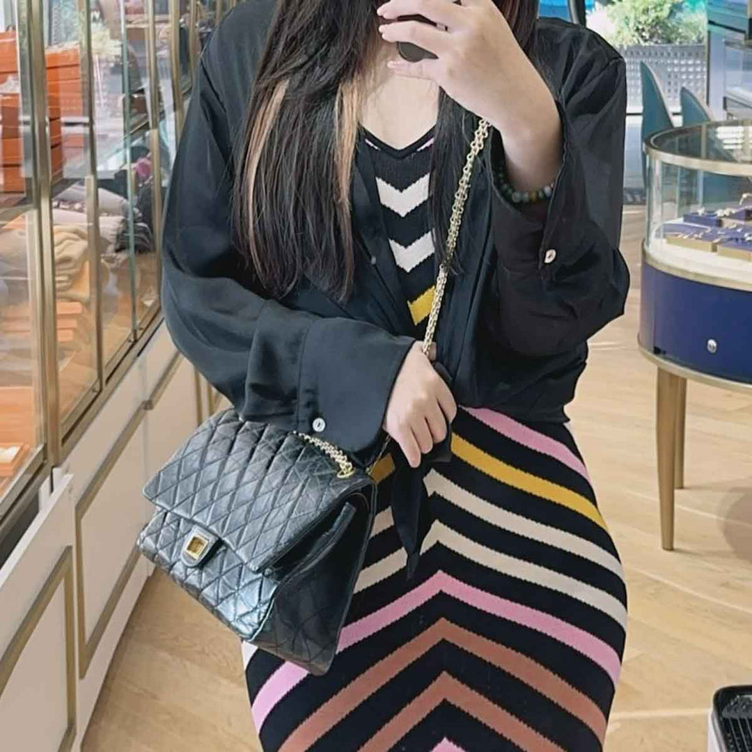 Chanel Large Black 2.55 Reissue Bag - Jiaxyk