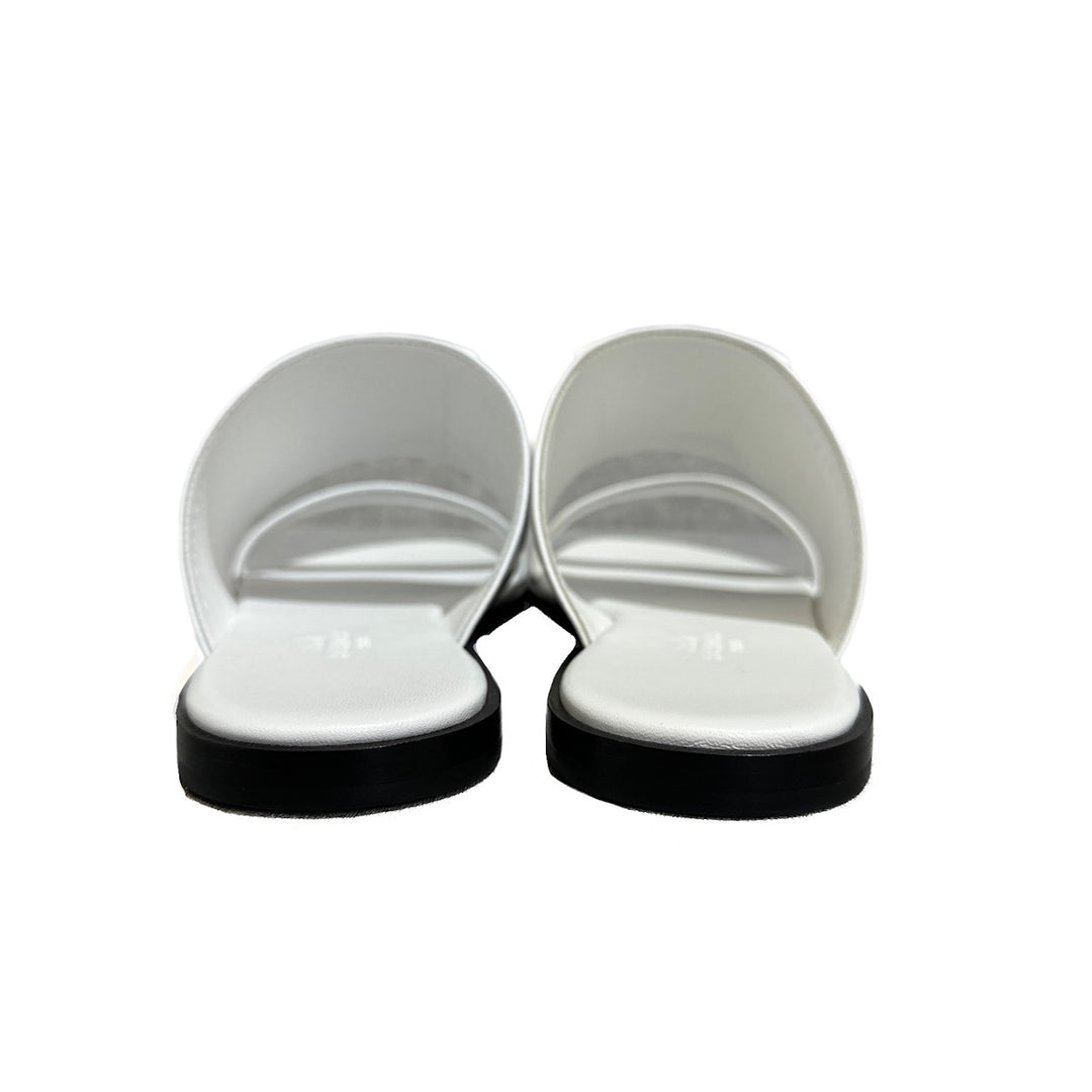 Hermes White Caia Sandals #35 - Jiaxyk