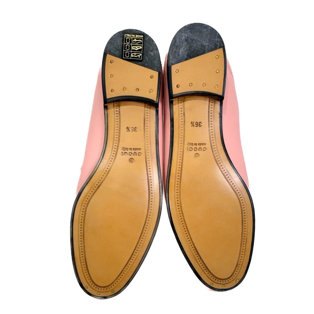 Gucci Pink Jordaan Loafer #36.5 - Jiaxyk