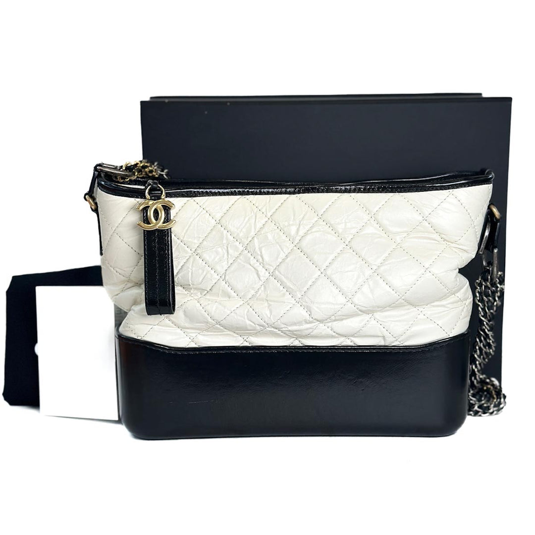 Chanel Medium White Gabrielle Bag - Jiaxyk