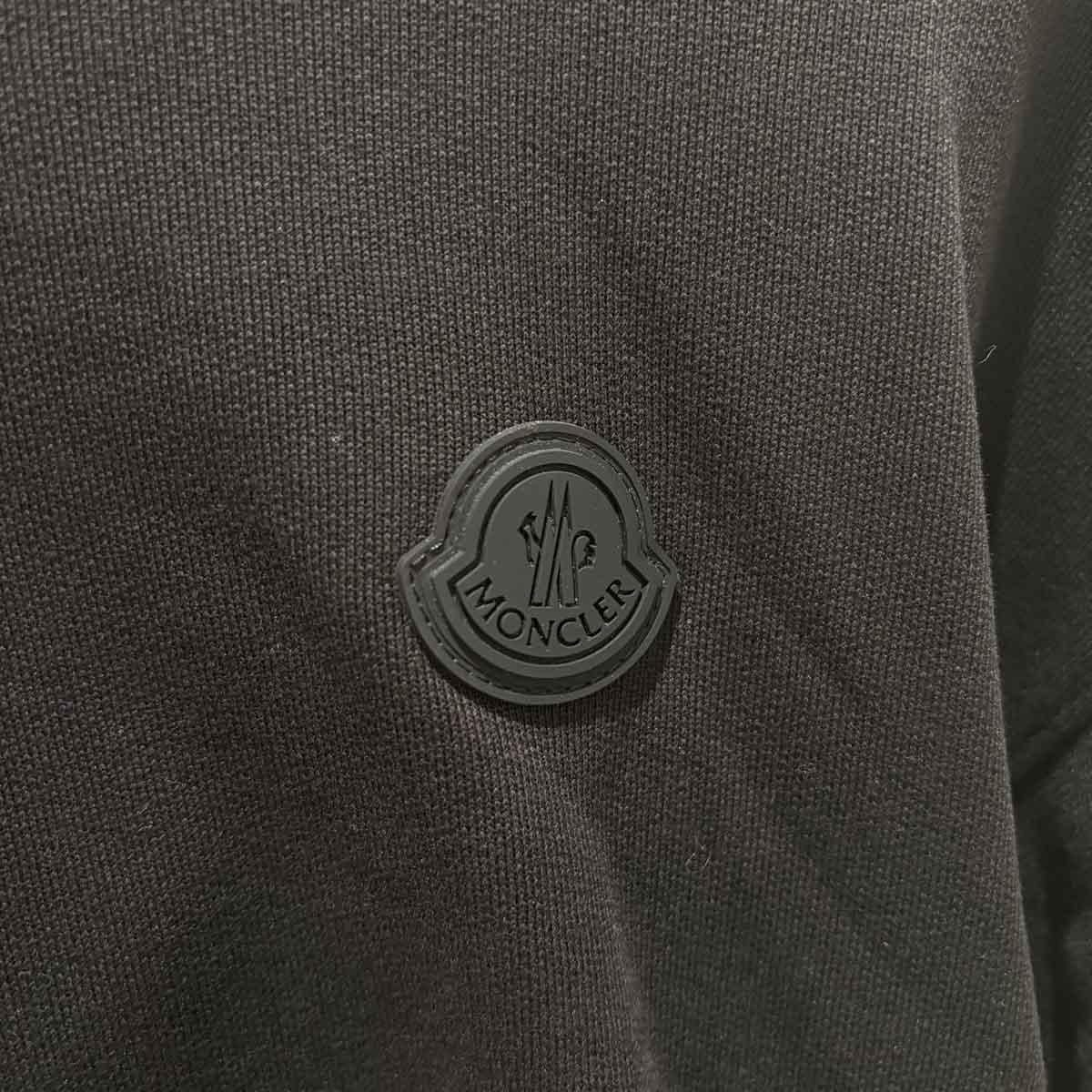トップス MONCLER XS BLACK Moncler Black XS Cotton Top | JK Store