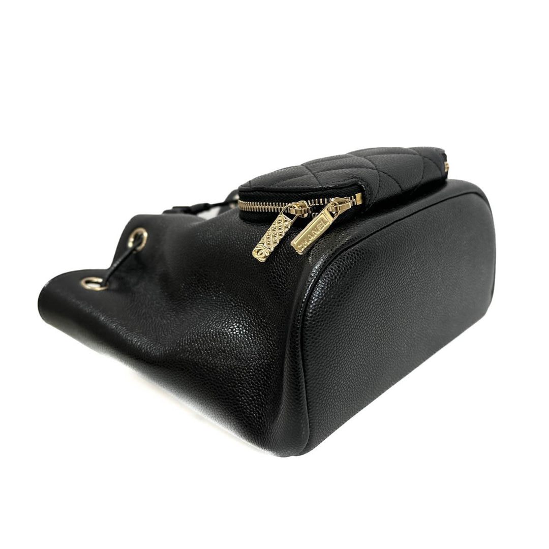 Chanel Black Business Affinity Drawstring Bucket Bag - Jiaxyk