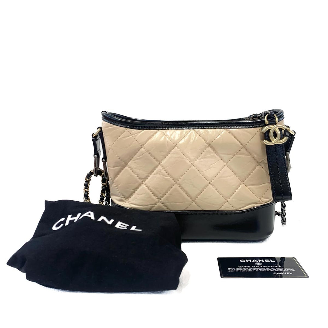 Chanel Small Beige/Black Gabrielle - Jiaxyk