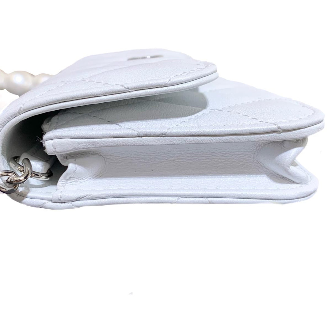 Chanel Pearl White Wallet on Chain Bag - Jiaxyk