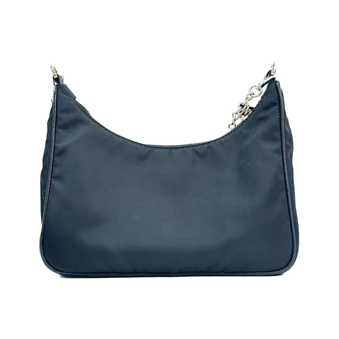 Prada Black Re-edition Re-Nylon Hobo Bag - Jiaxyk