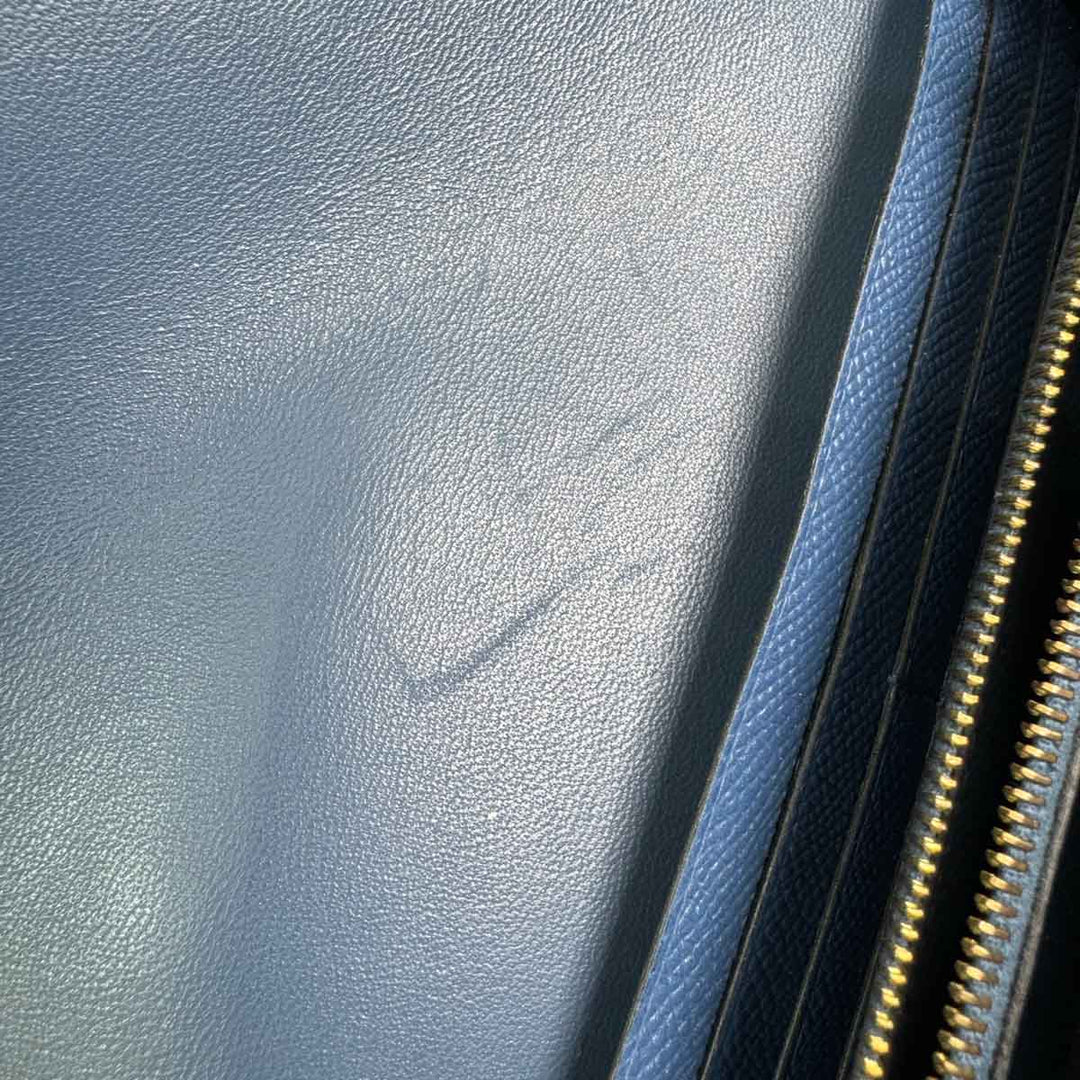 Hermes Blue Constance Long Wallet - Jiaxyk