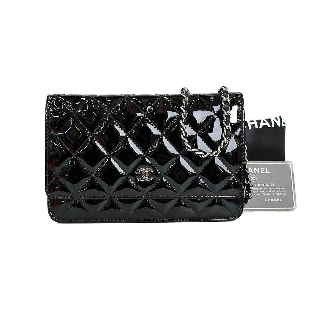 Chanel Classic Flap Woc Black Patent - Jiaxyk