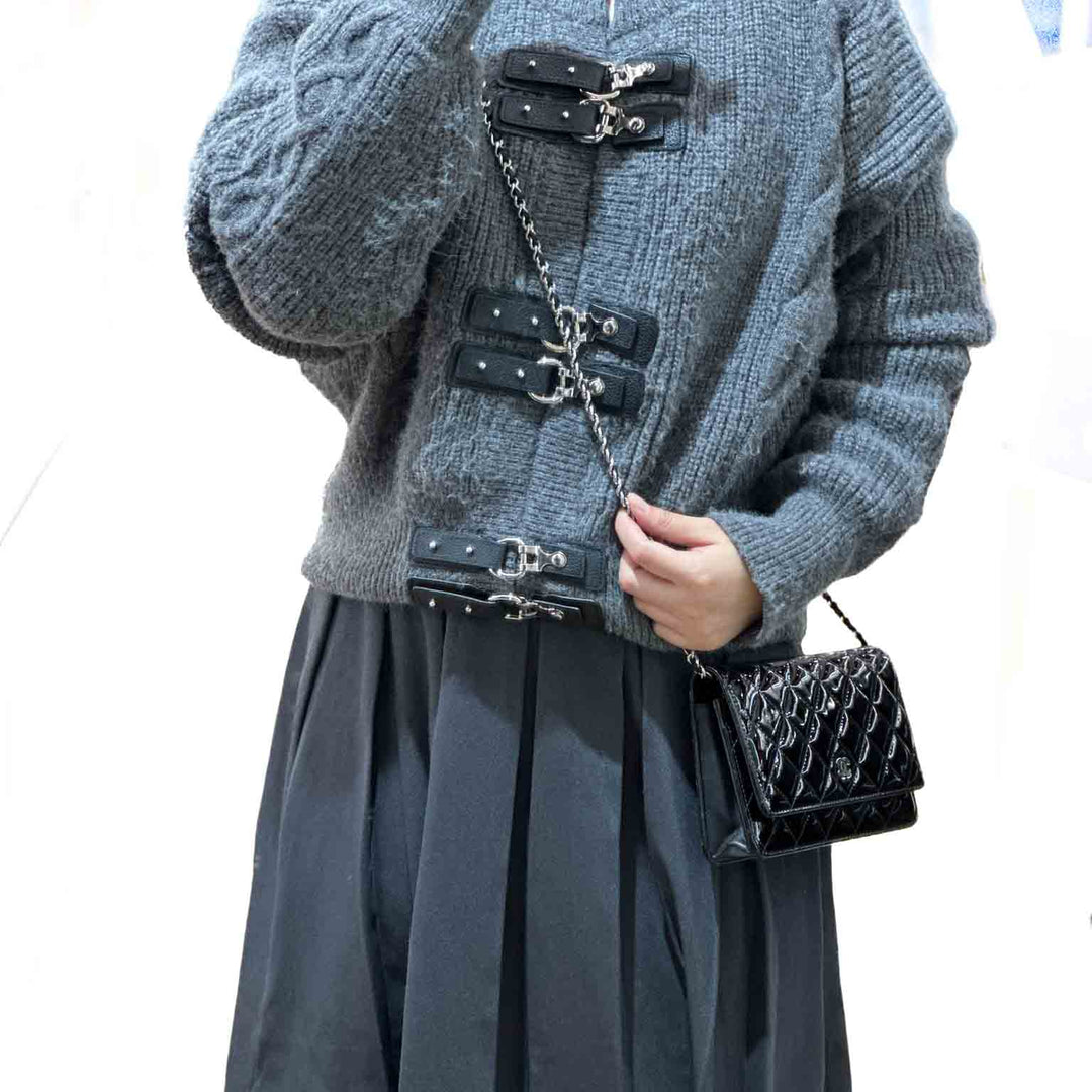 Chanel Classic Flap Woc Black Patent - Jiaxyk