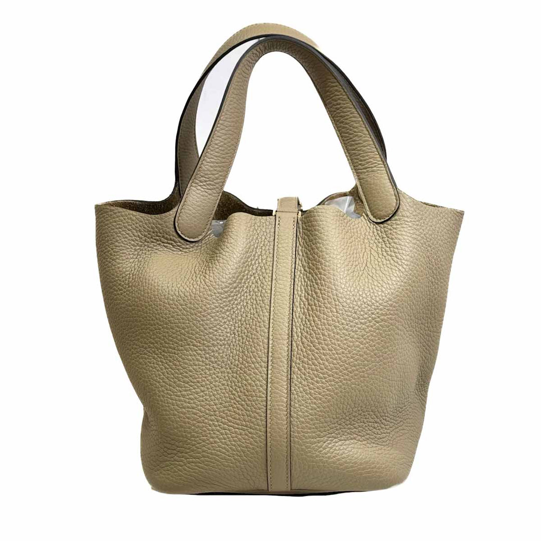 Hermes Beige Marfa Picotin 22 - Jiaxyk