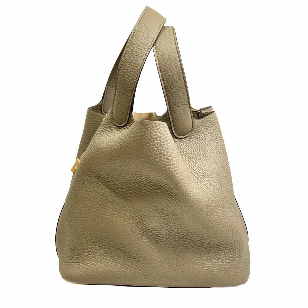Hermes Beige Marfa Picotin 22 - Jiaxyk