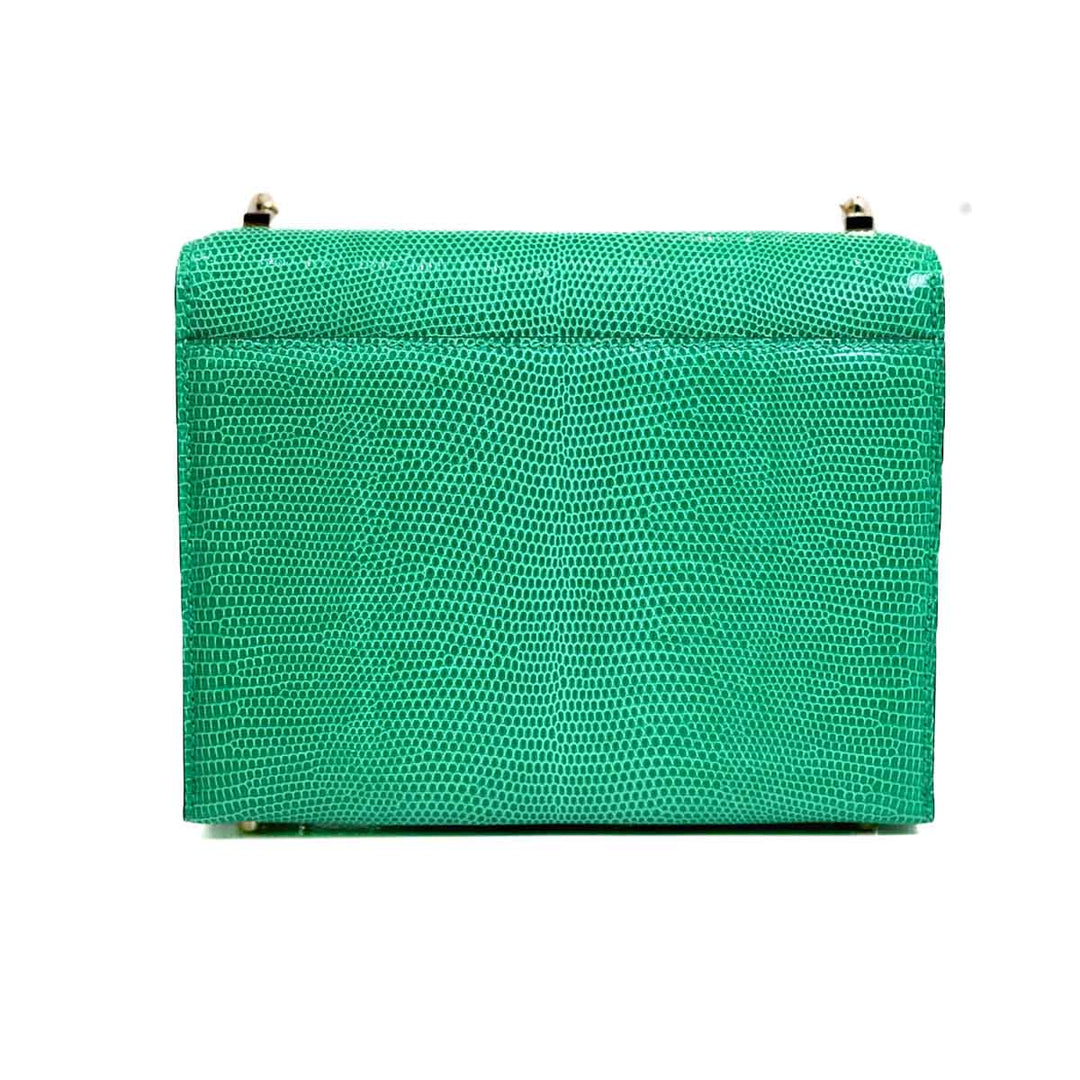 Hermes Mini Menthe Lizard Verrou 17 - Jiaxyk