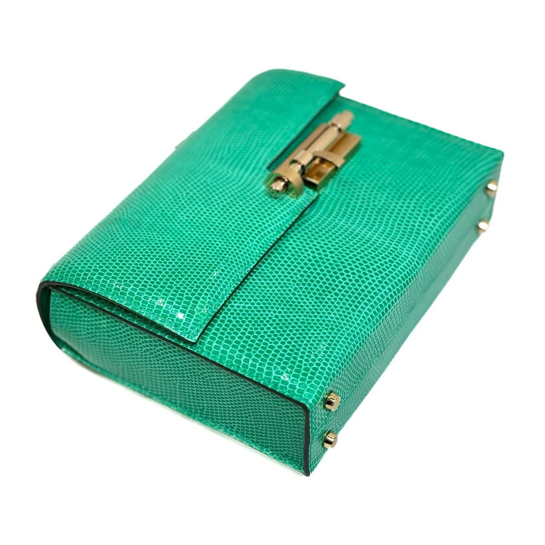 Hermes Mini Menthe Lizard Verrou 17 - Jiaxyk