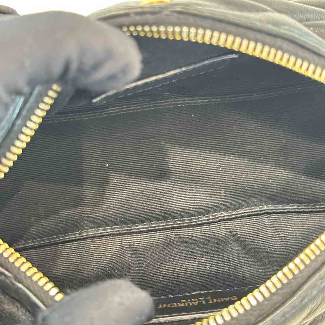 YSL Black Sade Mini Tube Bag - Jiaxyk