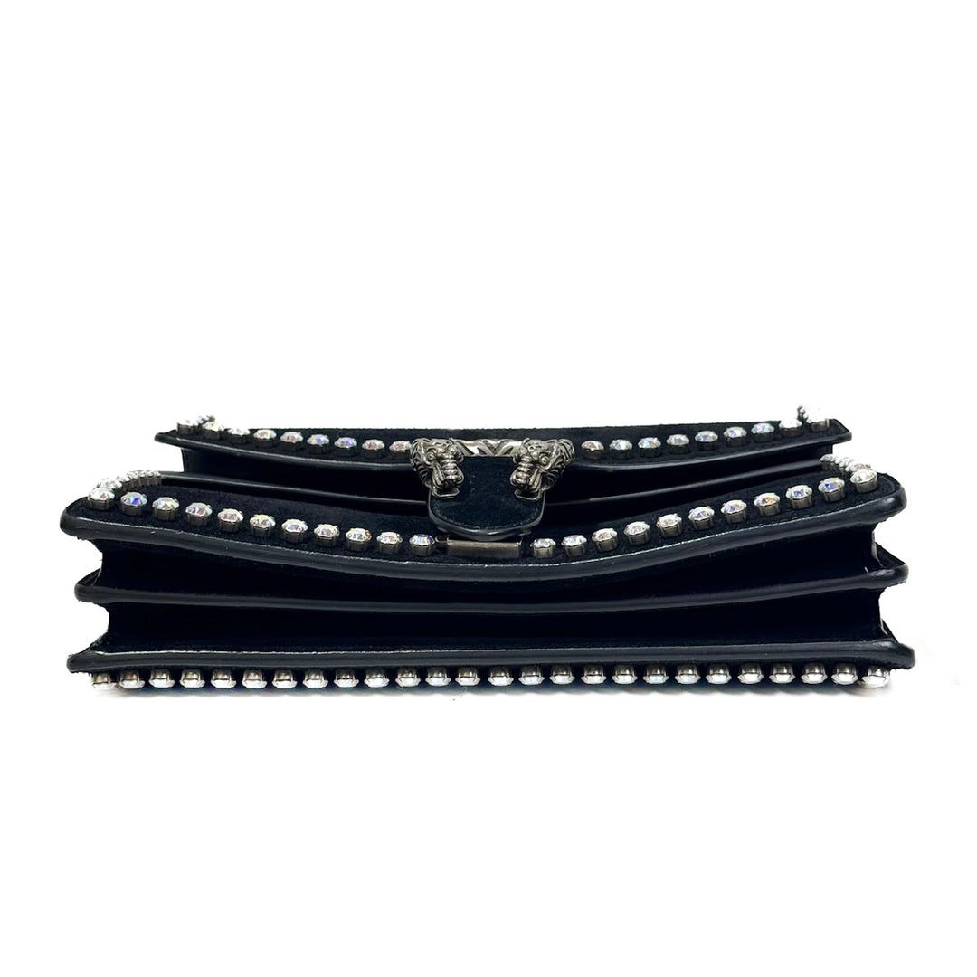 Gucci Black Suede Medium Dionysus Bag - Jiaxyk