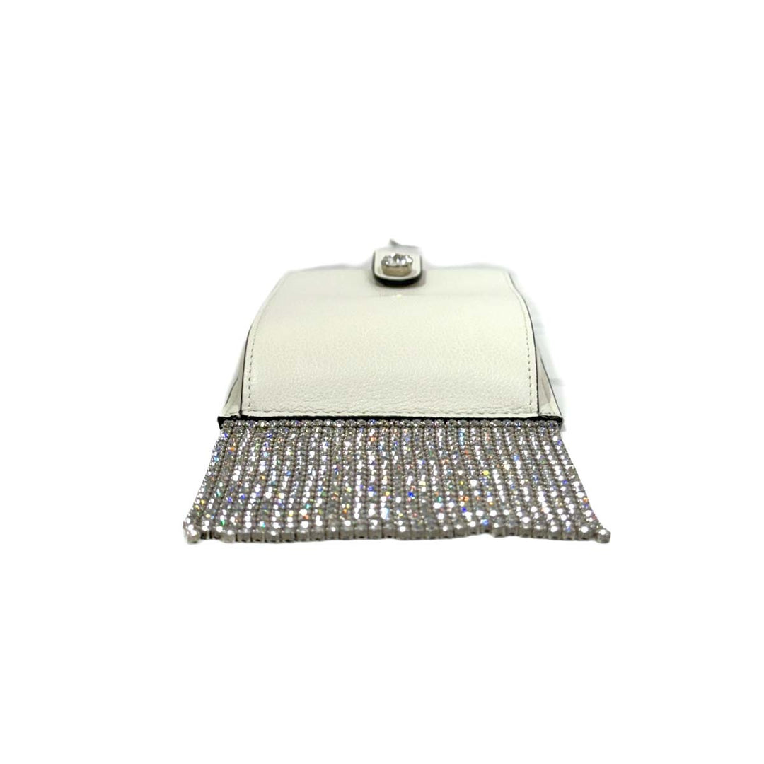 Miumiu White Crystal Phone Bag - Jiaxyk