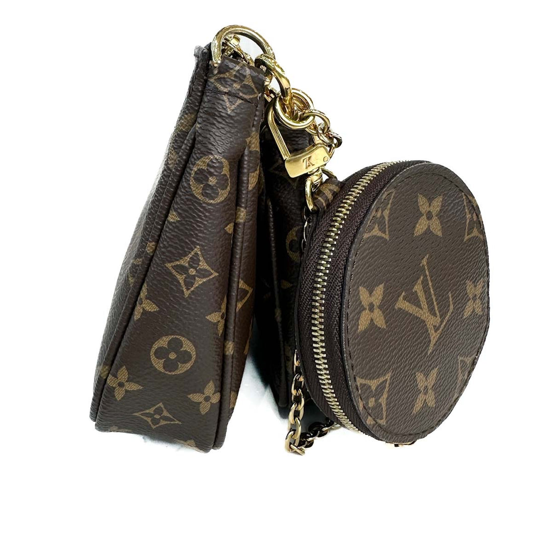 Louis Vuitton Multi Pochette Accessoires Bag With Pink Strap - Jiaxyk