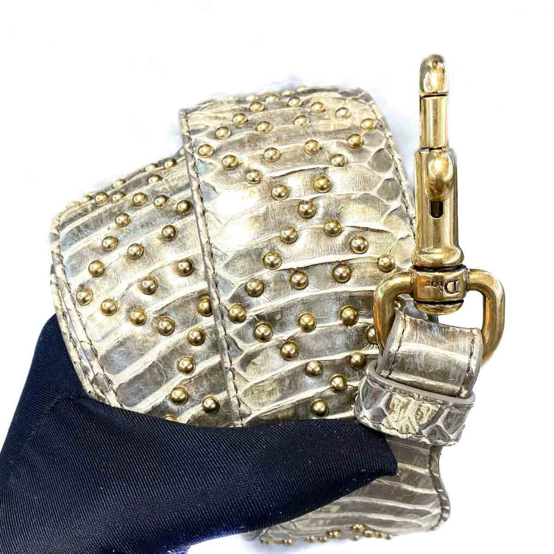 Dior Lady Small Gold Pythonskin - Jiaxyk