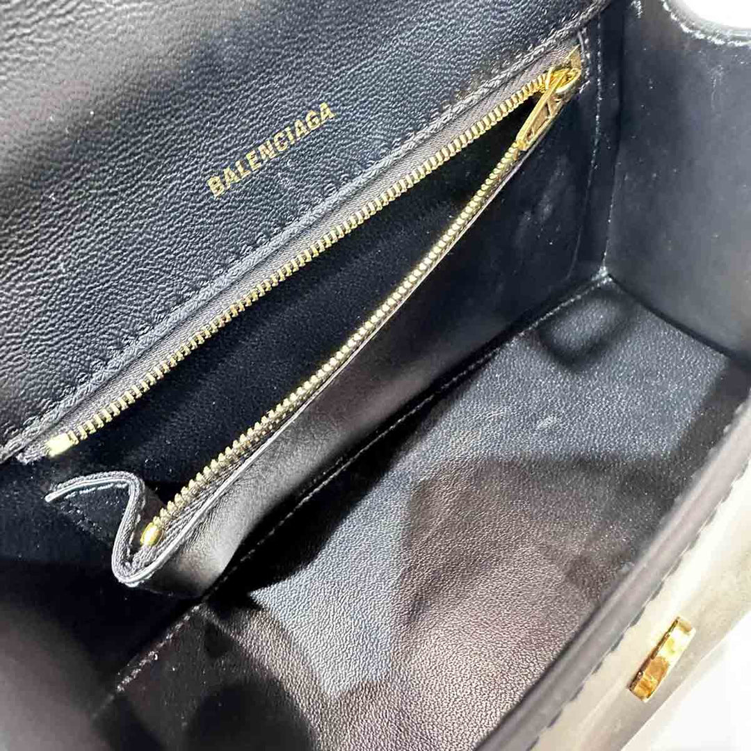Balenciaga Small Black Hourglass Bag - Jiaxyk