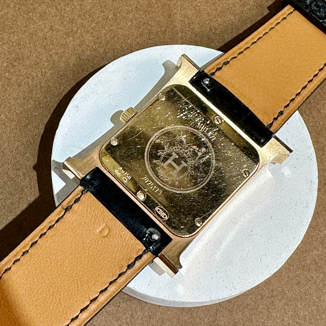 Hermes Heure H Watch, Medium Model, 30 MM with Alligator Strap - Jiaxyk