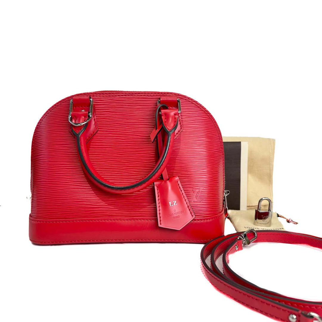 Louis Vuitton Red Epi Alma BB Bag - Jiaxyk