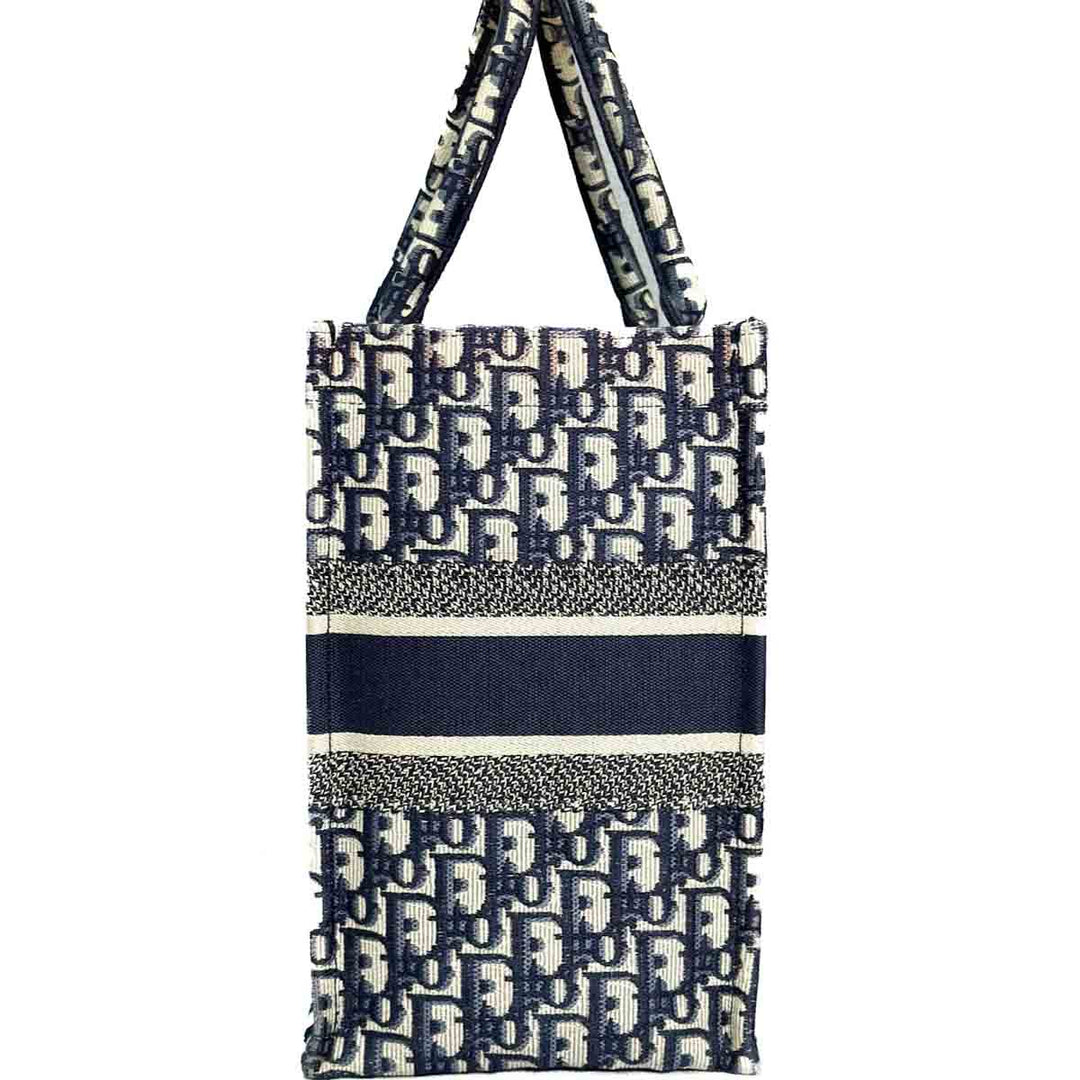 Dior Medium Blue Oblique Book Tote - Jiaxyk