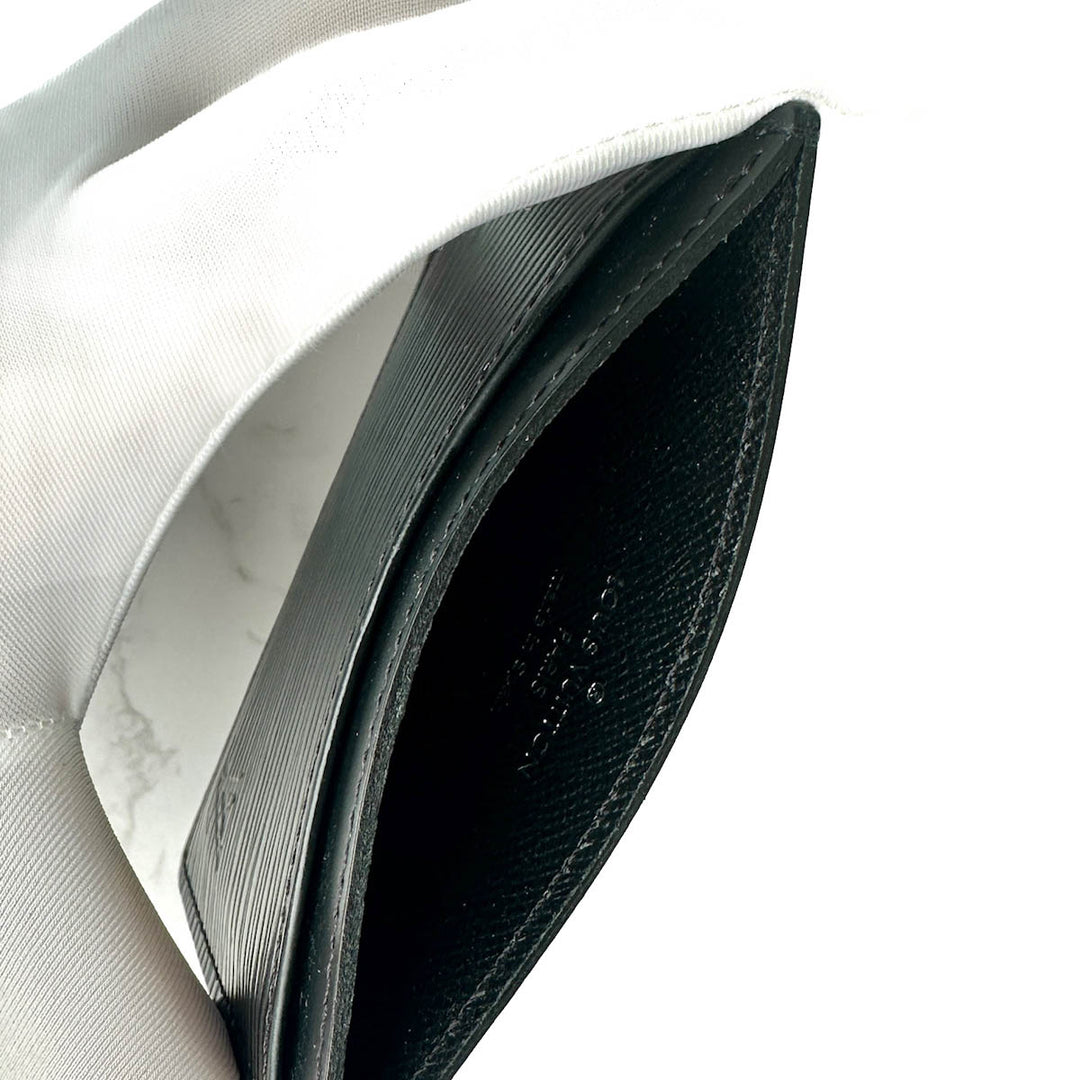 Louis Vuitton Card Holder Black Epi