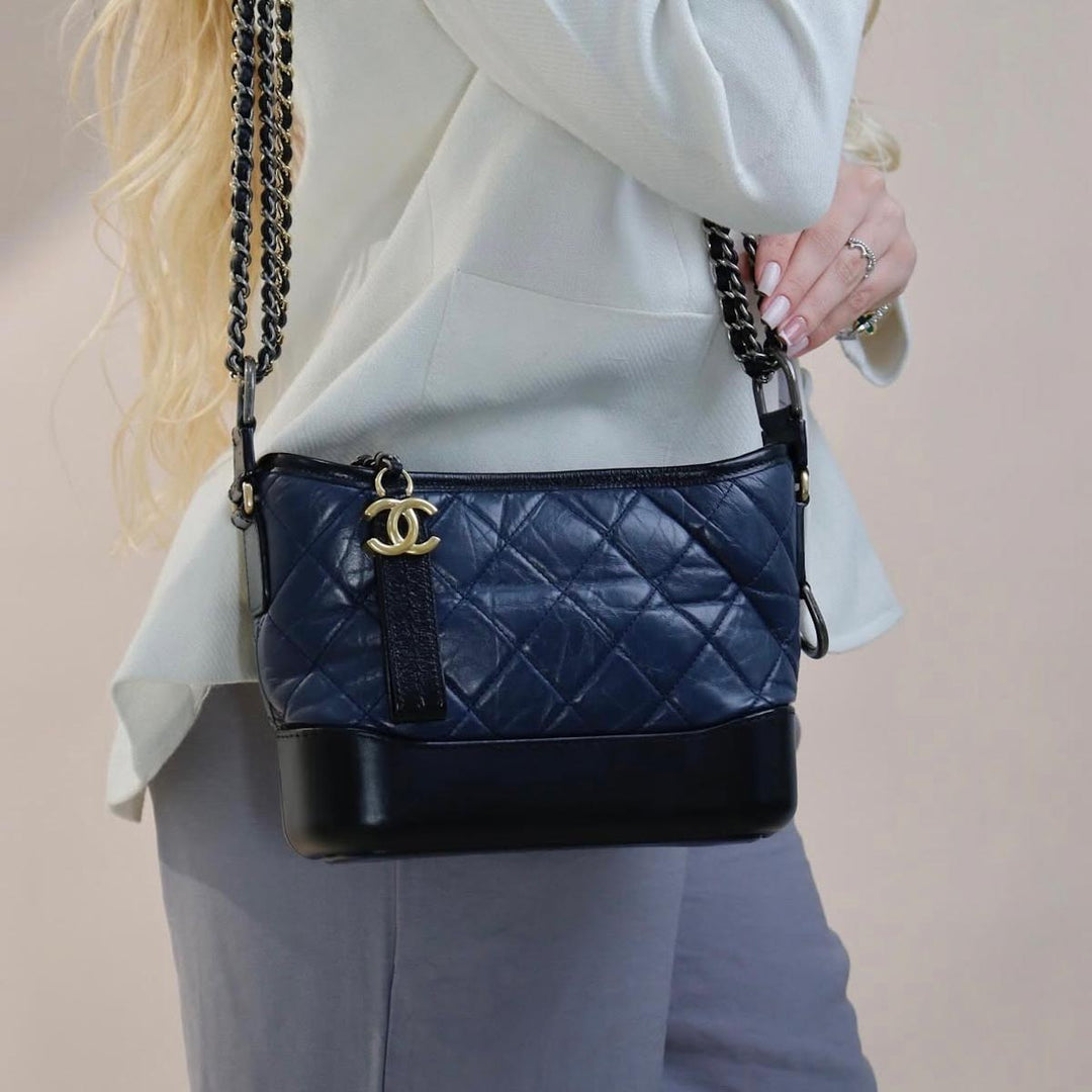 Chanel Blue Small Gabrielle Bag - Jiaxyk